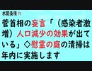 第373回『菅首相の妄言「（感染者激増）人口減少の効果が出ている」◇慰霊の庭の清掃は年内に実施します』【水間条項TV会員動画】