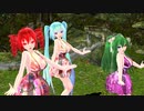 【MMD】メルティランドナイトメア【重音テト　櫻花アリス　初音ミク】