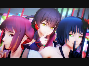 咲姫と花と朗で桃源恋歌【MMDオリキャラ】