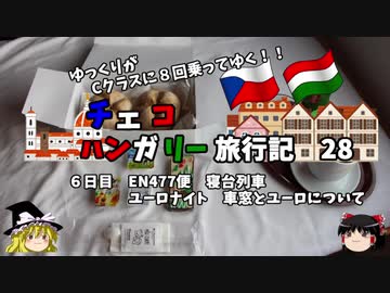 【ゆっくり】東欧旅行記　28　EN477便　車窓と無料朝食紹介