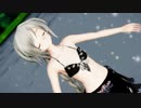 【MMD】水着のユフに「海を泳ぐ月」を踊ってもらいました【らぶ式】