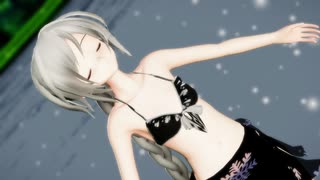 【MMD】水着のユフに「海を泳ぐ月」を踊ってもらいました【らぶ式】