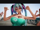【21夏MMDふぇすと前夜祭】ミクさん達で、ヘビーローテーション【おっぱい】