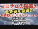 コロナは入院率、致死率を基準に有観客のオリンピックにすべき  7-16-2021