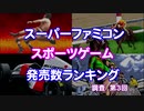 【SFC】スポーツゲーム発売数ランキング Part3【調査】