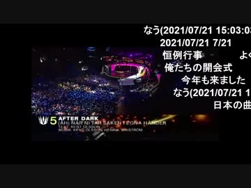 コロナ禍の中でオリンピックとオナニーの日を迎えたニコニコの反応
