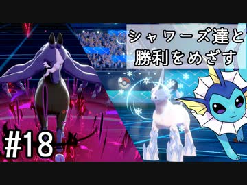 【ゆっくり実況】シャワーズ達と勝利をめざす #18【ポケモン剣盾】
