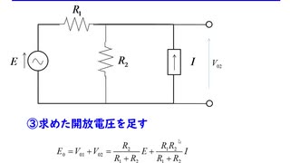 重ね合わせの理、テブナンの定理、ノートンの定理