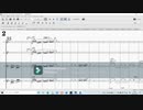 【スコアとパート譜の違いを書いてみました】PiccFl　威風堂々1番　練習番号Mから