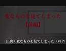 【ゆっくり怪談】変なものを見てしまった【前編】