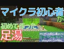 PCゲーム初心者といくマインクラフト…017　マイクラ初心者が初めて作った足湯