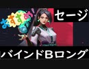 【バインド】セージでのBロング壁活用方法【VALORANT】