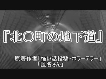 『北○町の地下道』 ホラーテラー　TTS怪談朗読