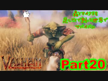 【実況】森とマイクラを足してXで割った世界でサバイバル【VALHEIM】part20