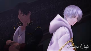 【MMD刀剣乱舞】鶴と伽羅でPusse cafe