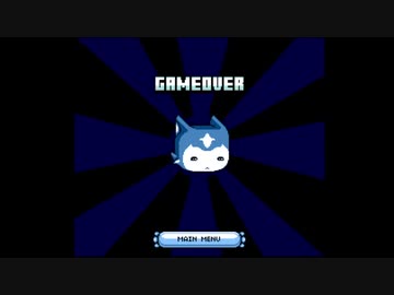 猫のアクションゲームやってるところ