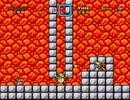 自作の改造マリオ(スーパーマリオワールド)を友人にプレイさせる ８