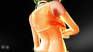 【MMD】Masked bitcH　GUMI【眺めるだけ　背中編】