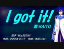 【KAITO】I got it!【カバー曲】