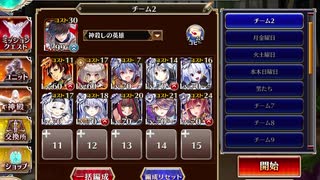 千年戦争アイギス 最後に残された信仰：教化されたエルフたち【☆3×イベ白以下×ちび金光】
