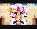 【MMD】アンジェラ＆マシュのビキニ猫メイドLIVE