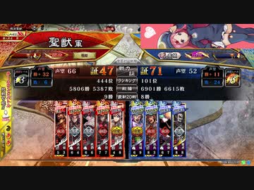 【覇者】聖獣戦姫900「悔し気な顔をした気丈な唐姫の…」【三国志大戦】