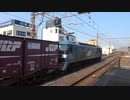 【もうちょっとで】JR貨物コンテナだけの貨物列車@石山(20210730)【満コン】
