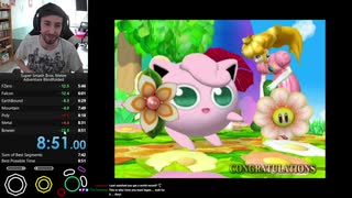 目隠しRTA スマブラDX アドベンチャーモード in 8:51 Blindfolded Speedrun
