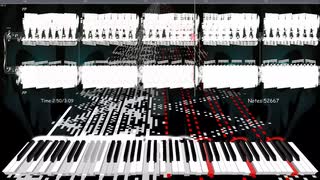 【Undertale】Megalovaniaの楽譜を真黒にしてみた 修正版