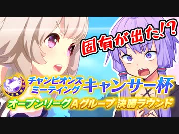 【ウマ娘】キャンサー杯決勝に挑むゆかり課長
