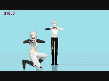 【MMD刀剣乱舞】アザイドロップモーショントレース途中（まだ2人目）0-2612f