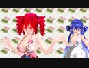 【MMD】腹ペコのハングリー【重音テト　波音リツ　音街ウナ】