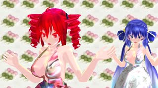 【MMD】腹ペコのハングリー【重音テト　波音リツ　音街ウナ】