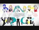 ディーヴァ / 朝乃孤月 feat.初音ミク, 鏡音リン, 鏡音レン, 巡音ルカ, KAITO, MEIKO