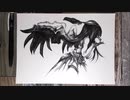 妖精 - その3 - 【ボールペン画メイキング】- Ballpoint pen drawing -