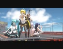 【MMD】らぶ式ミクKK＆ネルKKCで『真夏のレターレインボー』【暑中お見舞い】