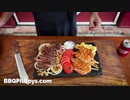 ヒバチ(火鉢) グリルド リブアイ＋シュリンプ