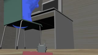 【平面猫】ＭＭＤで遊んでみた【見つかる】