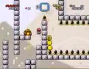 自作の改造マリオ(スーパーマリオワールド)を友人にプレイさせる １０