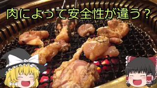 【ゆっくり解説】　肉によって食中毒の出やすさが違う？