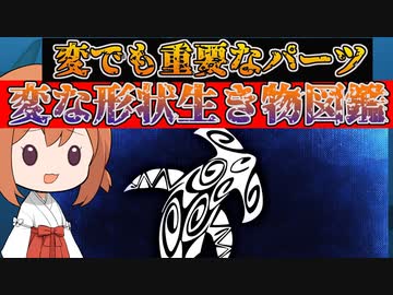 変でも重要なパーツ！変な形状生き物図鑑【VOICEROID解説】