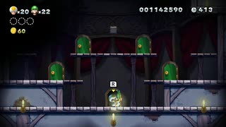 【 NewスーパーマリオブラザーズUデラックス】お互いに足を引っ張り合う兄と弟＃１3【ゲーム実況】
