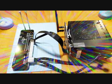 【自作PC】M.2にPCIe変換アダプター・ライザーケーブル取付＠DeskMini A300にグラボ(GPU)増設【RTX2060 Super】