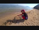 にょロボ10号機とはじめての海