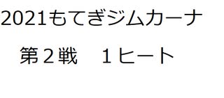 ２０２１もてぎジムカーナ　第２戦　１ヒート