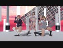 【MMD DOAXVV】女子高生３人のセクシードリームファイター【ほのか、みさき、ななみ】DreamFighter／perfume