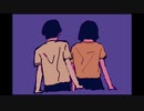 earth meal feat. asmiの歌をモチーフにTシャツの裏見ながら模写した絵をモチーフにセリフ付けてみた