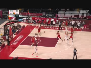 ESPN版【女子バスケ 準々決勝と準決勝ハイライト】日本 対 ベルギー ＆ フランス