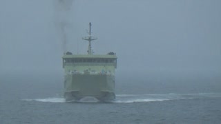 ある日の，台風９号の影響が出始めてきた鹿児島市内某所（R3.8.8 14:00頃）