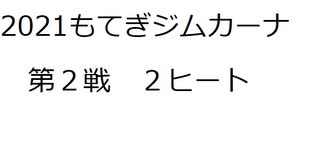 ２０２１もてぎジムカーナ　第２戦　２ヒート